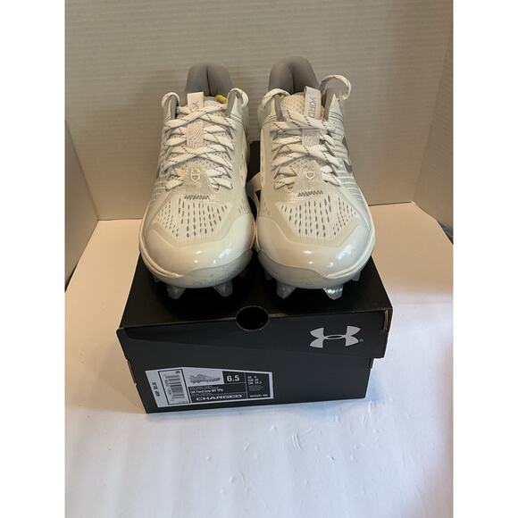 Under Armour Yard Low MT TPU Baseball Cleats White Size 6.5 Men’s New main image 9